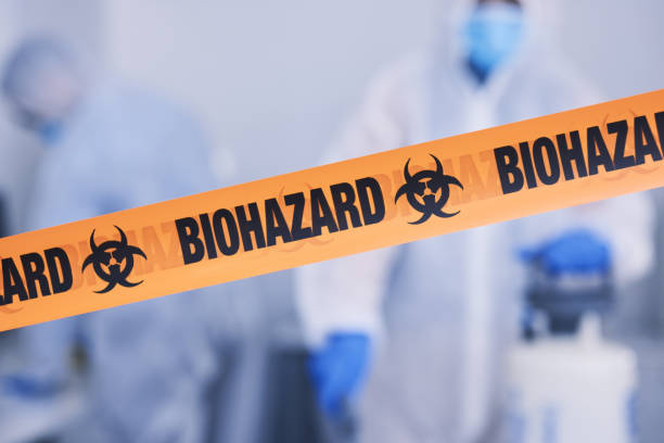 Professional Biohazard Cleanup technician working in Lawrenceville, GA
